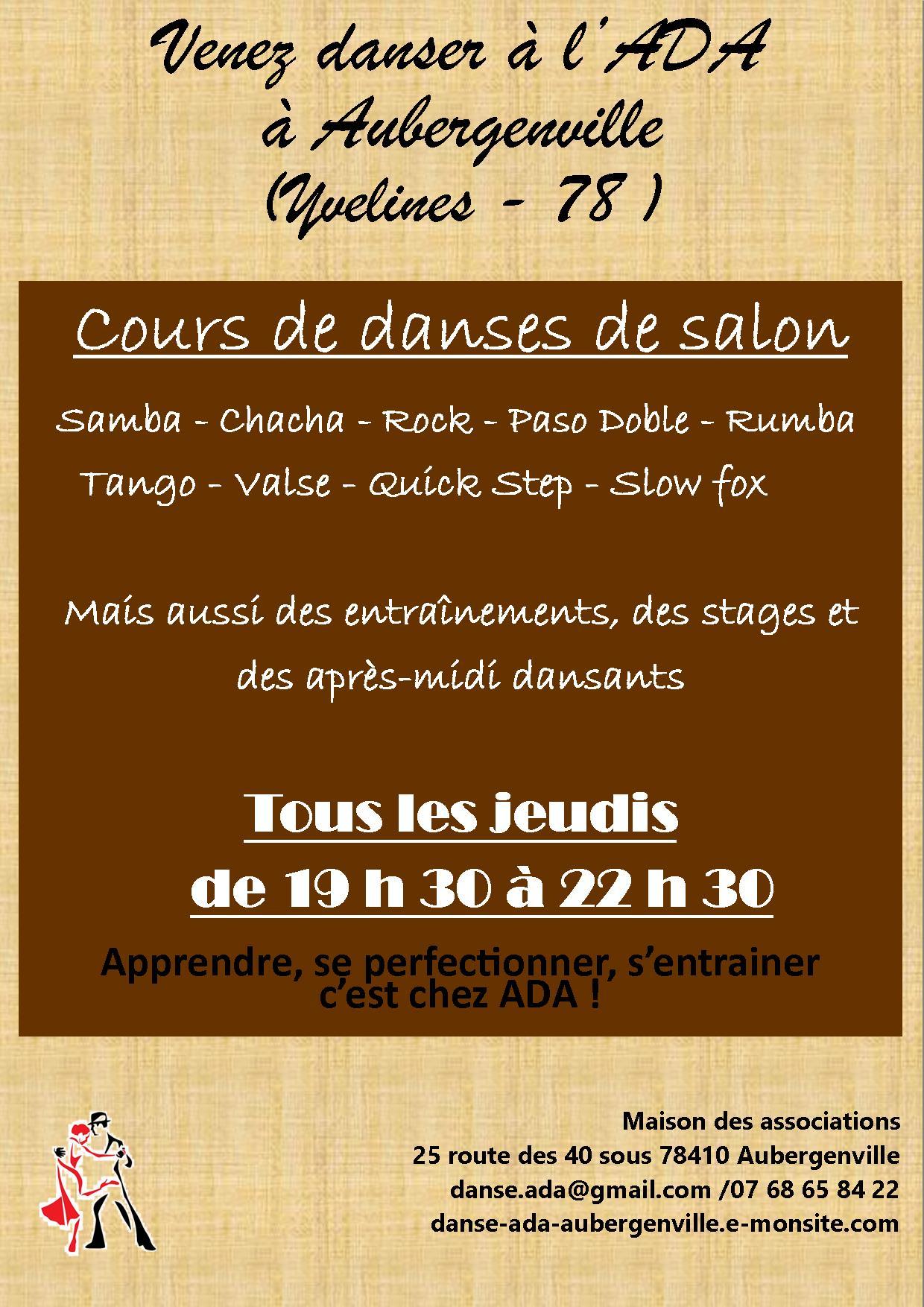 Flyer cours rentree 2025