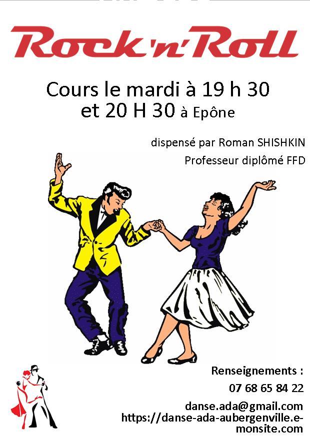 Flyer cours rock 2026